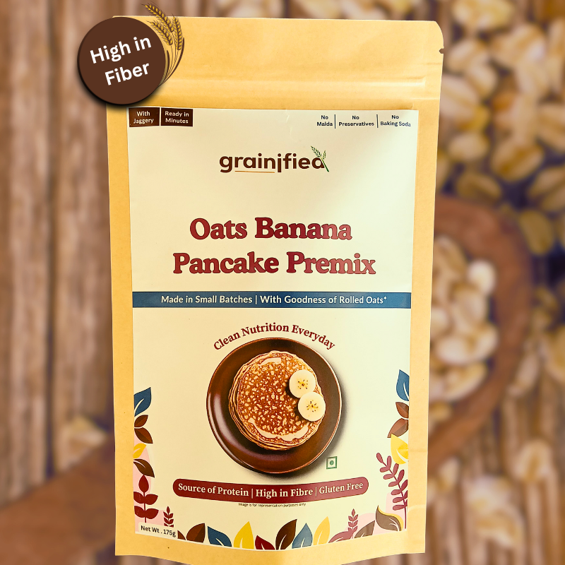 Oats Banana Almonds Pancake with Jaggery(175g)