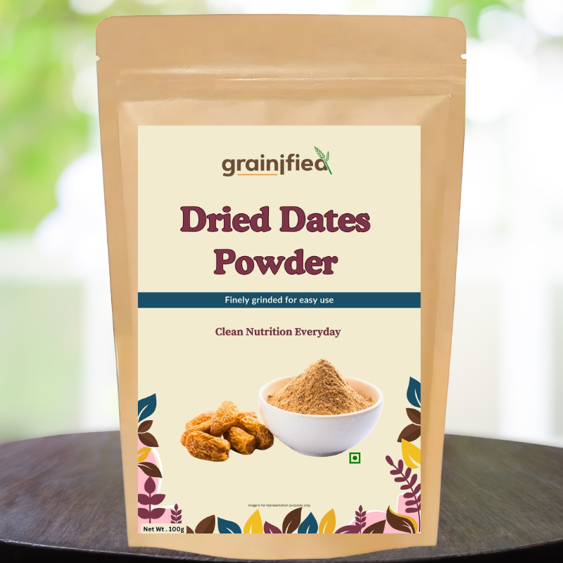 Dried Dates Powder(Finely grinded)-100g