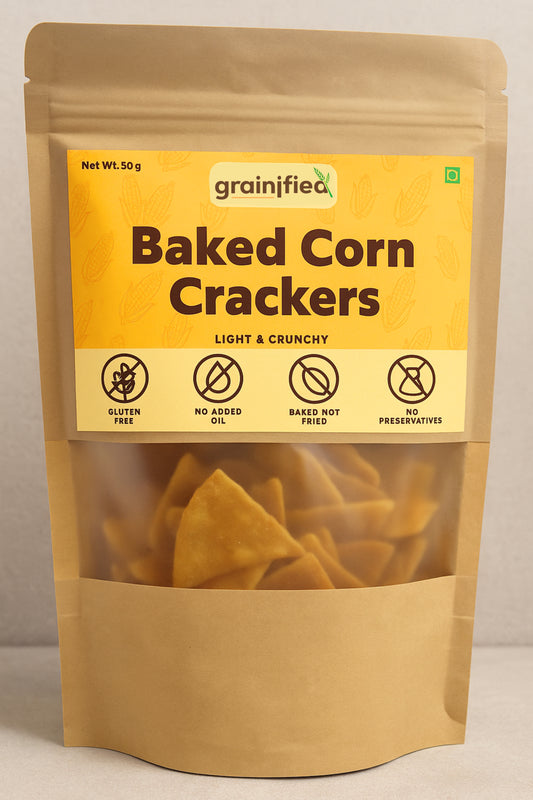 Baked Corn Crackers 120g