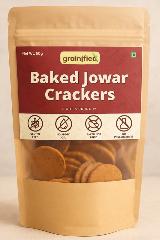 Baked Jowar Crackers -120g
