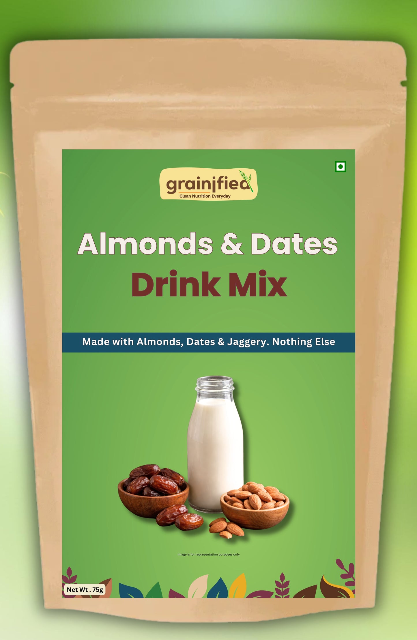 Almonds Dates Drink Mix - 75g