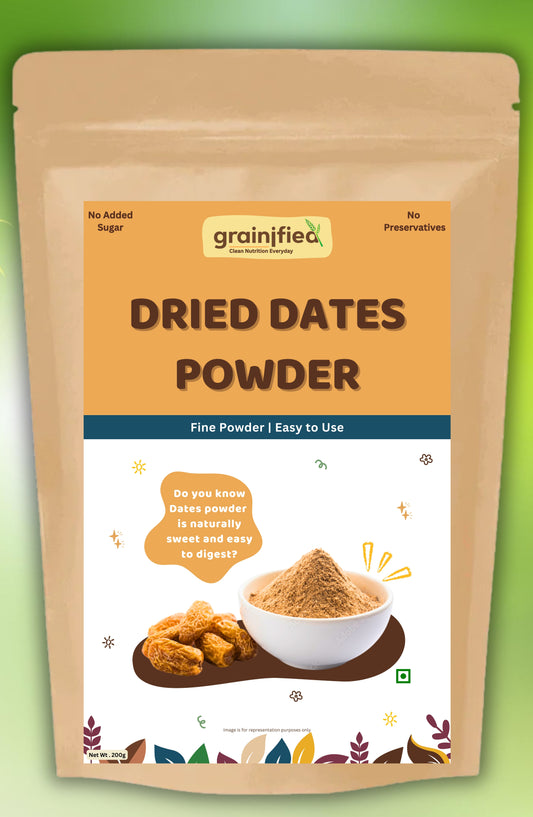 Dried Dates Powder(Finely grinded)-100g