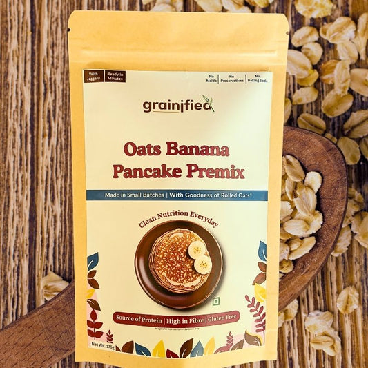 Oats Banana Almonds Pancake with Jaggery(100g)