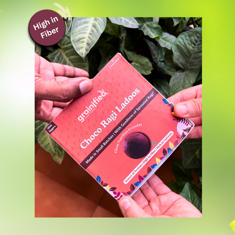 Choco Sprouted Ragi Ladoos(180g)
