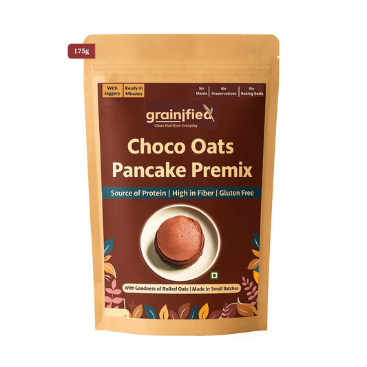 Choco Oats Almond Pancake with Jaggery(175g)