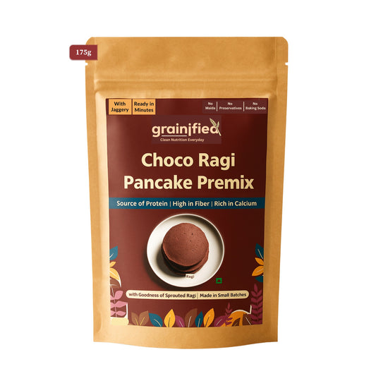 Choco Sprouted Ragi Pancake with Jaggery(175g)