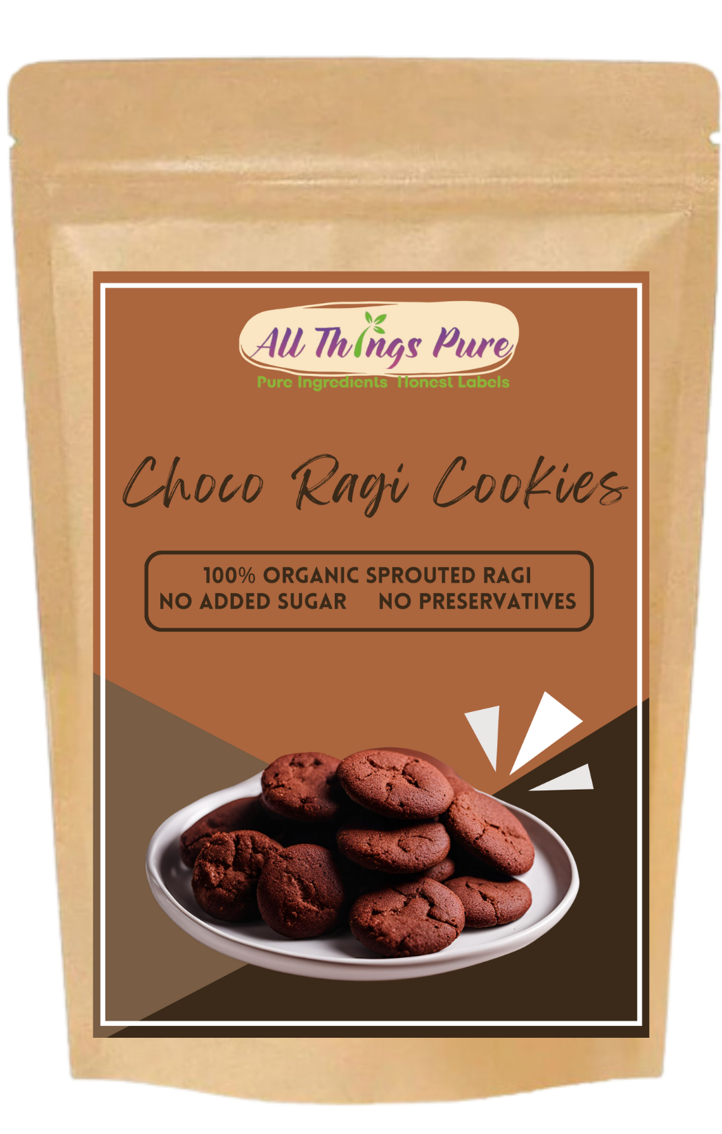 Choco Sprouted Ragi Cookies (150g)